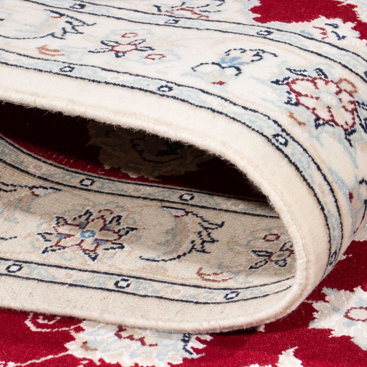 Loper Perzisch tapijt - Nain - Premium - 250 x 78 cm - rood