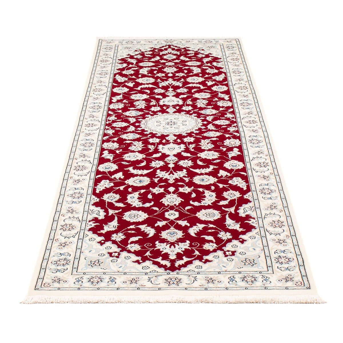 Loper Perzisch tapijt - Nain - Premium - 250 x 78 cm - rood