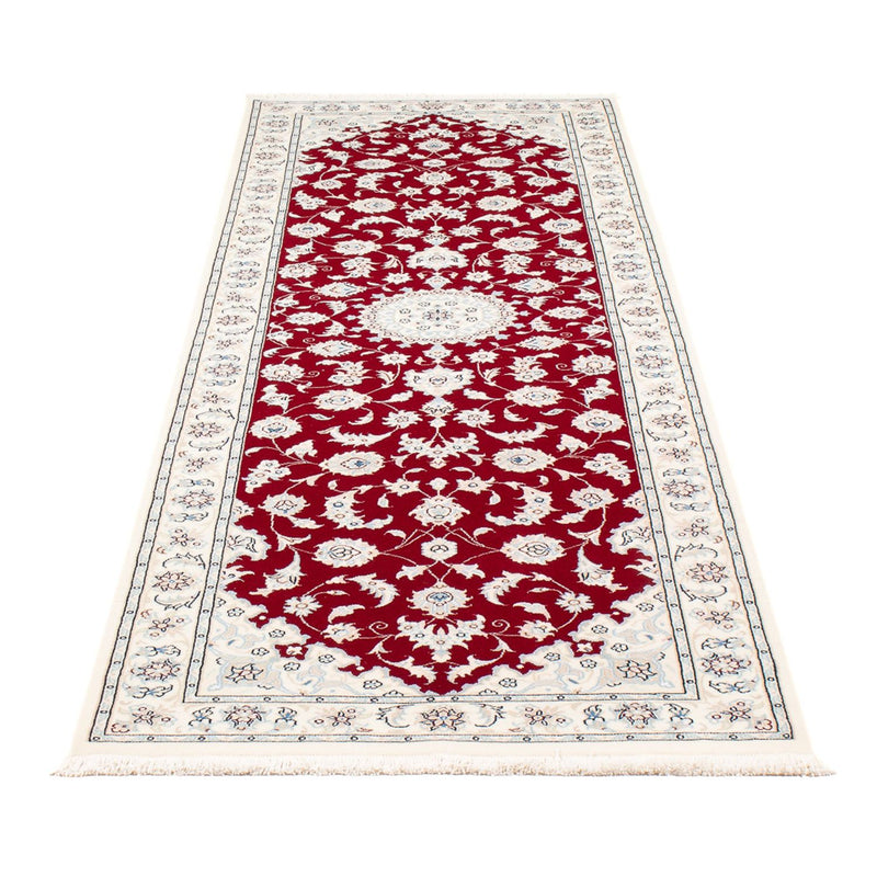 Loper Perzisch tapijt - Nain - Premium - 250 x 78 cm - rood