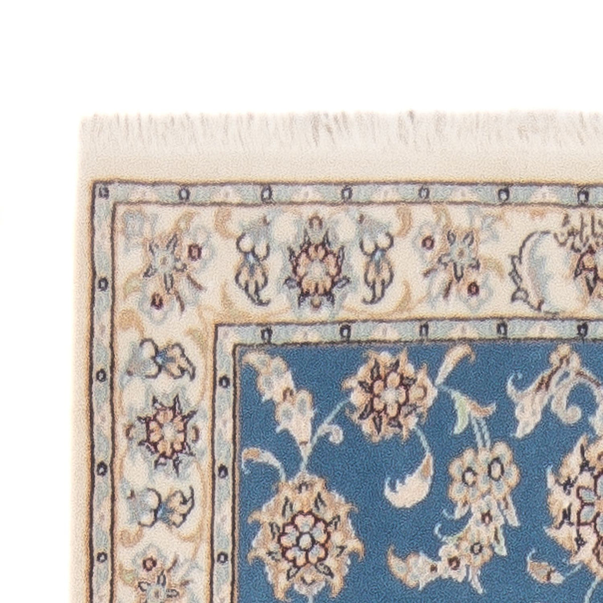 Loper Perzisch tapijt - Nain - Premium - 248 x 81 cm - blauw