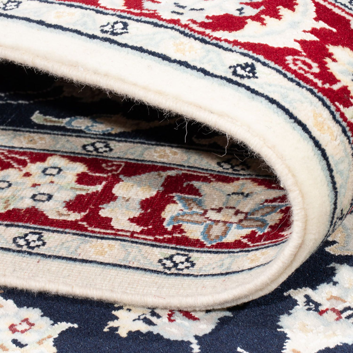 Loper Perzisch tapijt - Nain - Premium - 295 x 81 cm - donkerblauw