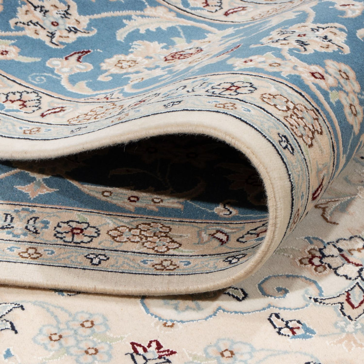 Perzisch tapijt - Nain - 265 x 227 cm - crème