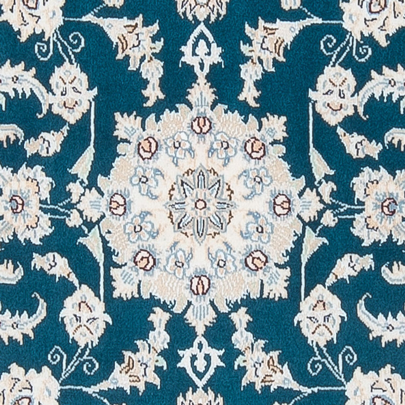 Loper Perzisch tapijt - Nain - Premium - 298 x 81 cm - donkerblauw