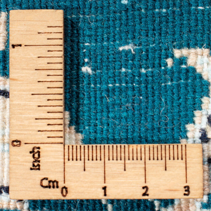 Loper Perzisch tapijt - Nain - Premium - 298 x 81 cm - donkerblauw