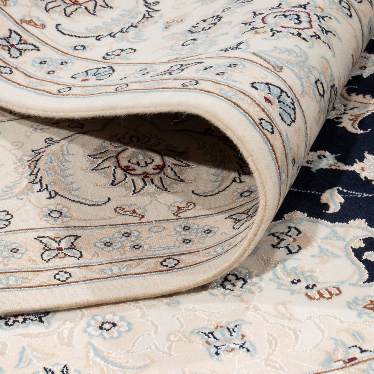 Perzisch tapijt - Nain - 260 x 245 cm - donkerblauw