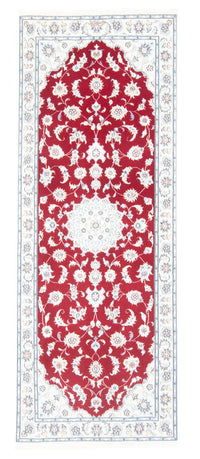 Loper Perzisch tapijt - Nain - Koninklijk - 196 x 79 cm - rood