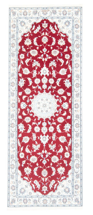 Loper Perzisch tapijt - Nain - Koninklijk - 196 x 79 cm - rood