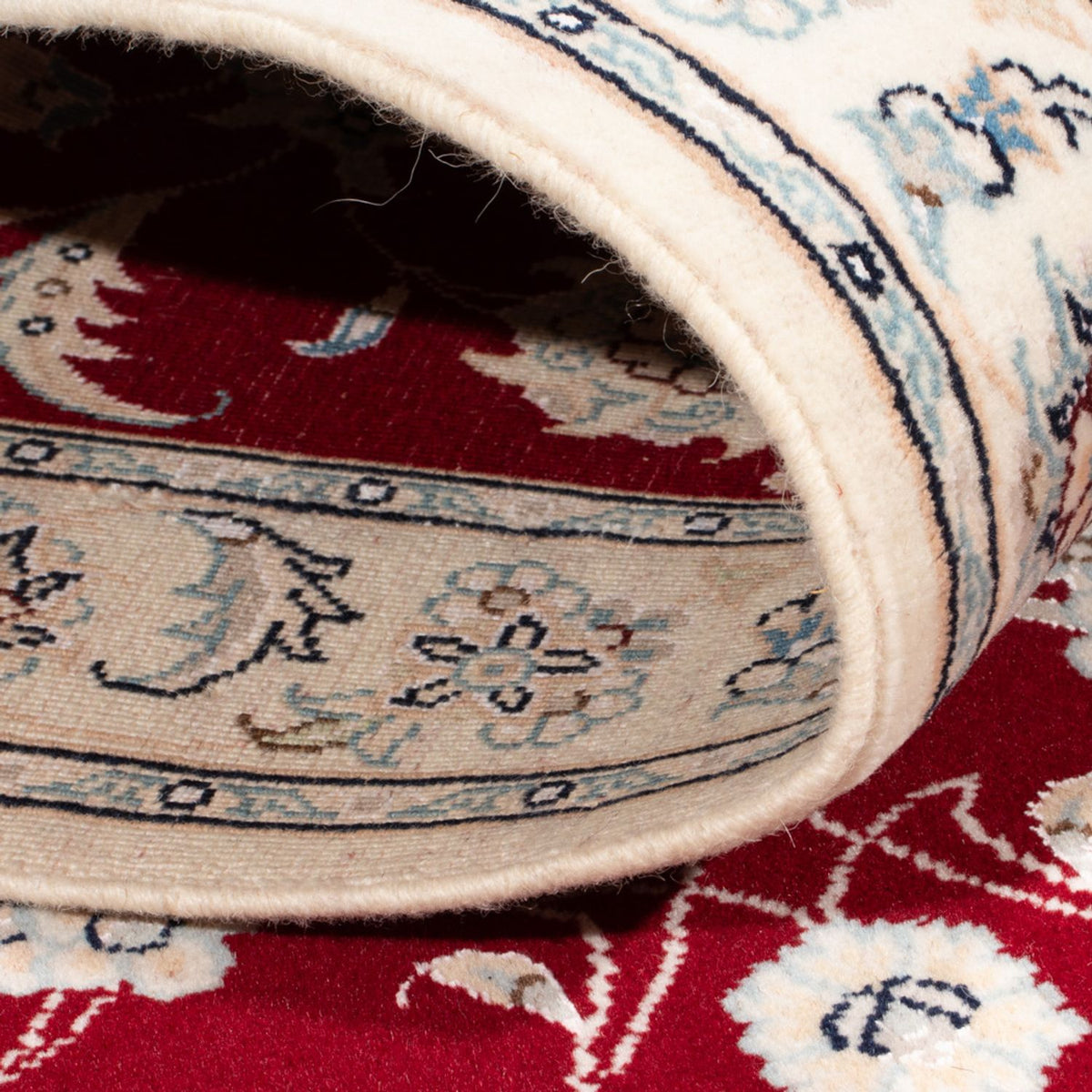 Loper Perzisch tapijt - Nain - Koninklijk - 196 x 79 cm - rood