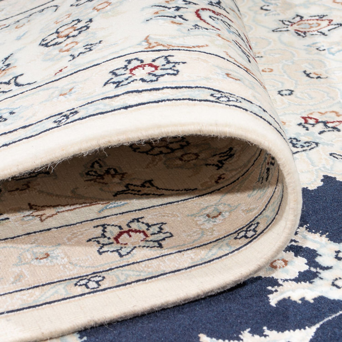 Perzisch tapijt - Nain - Premium - 346 x 244 cm - donkerblauw