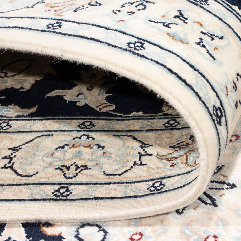 Loper Perzisch tapijt - Nain - Premium - 297 x 81 cm - donkerblauw