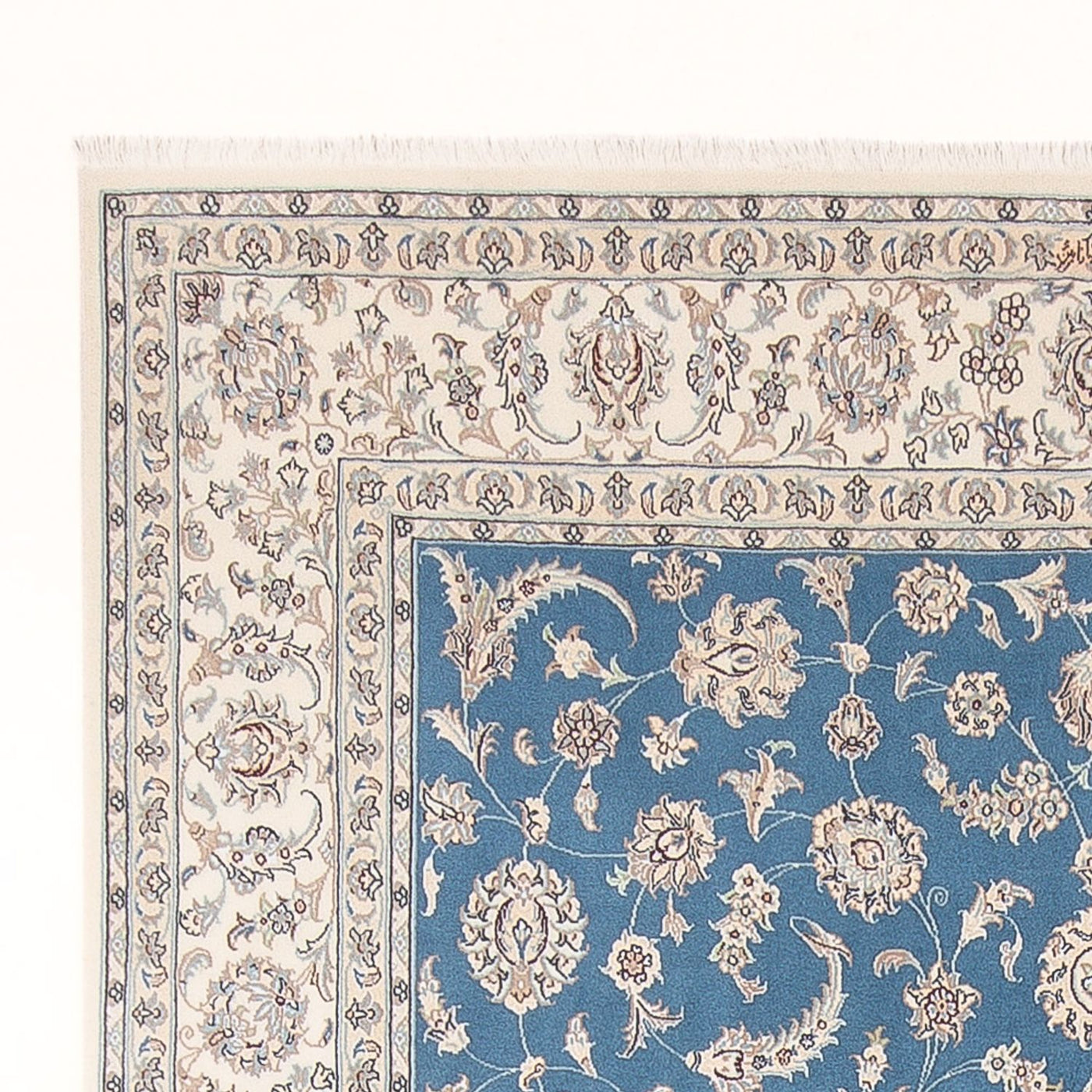 Perzisch tapijt - Nain - Premium - 302 x 200 cm - lichtblauw