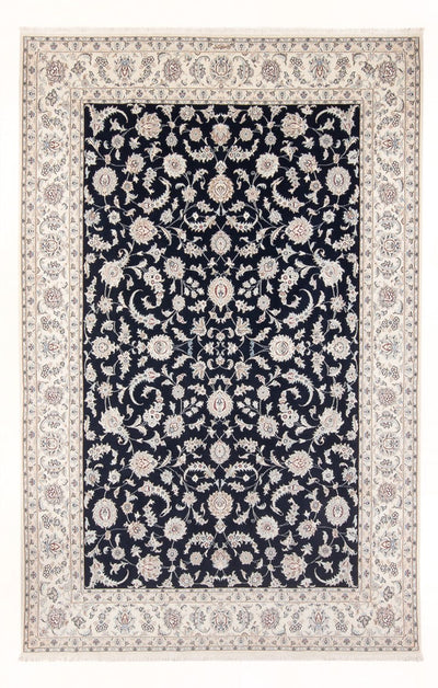Nain - 6La Tapijt 197x294cm - Perzisch tapijt - donkerblauw