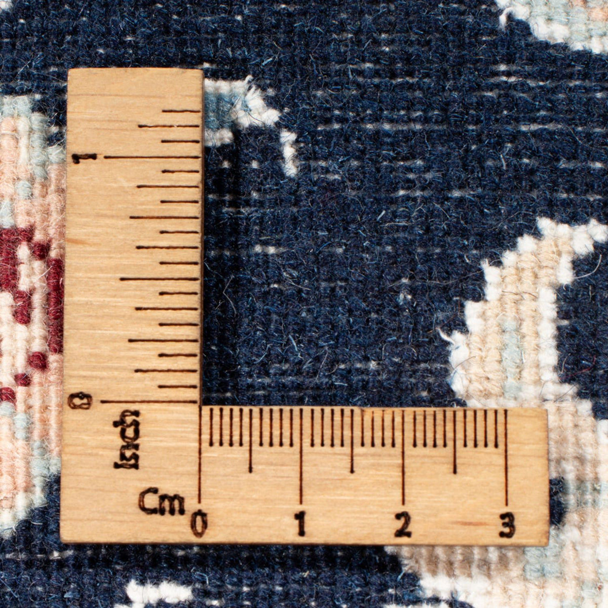 Loper Perzisch tapijt - Nain - Koninklijk - 204 x 81 cm - donkerblauw