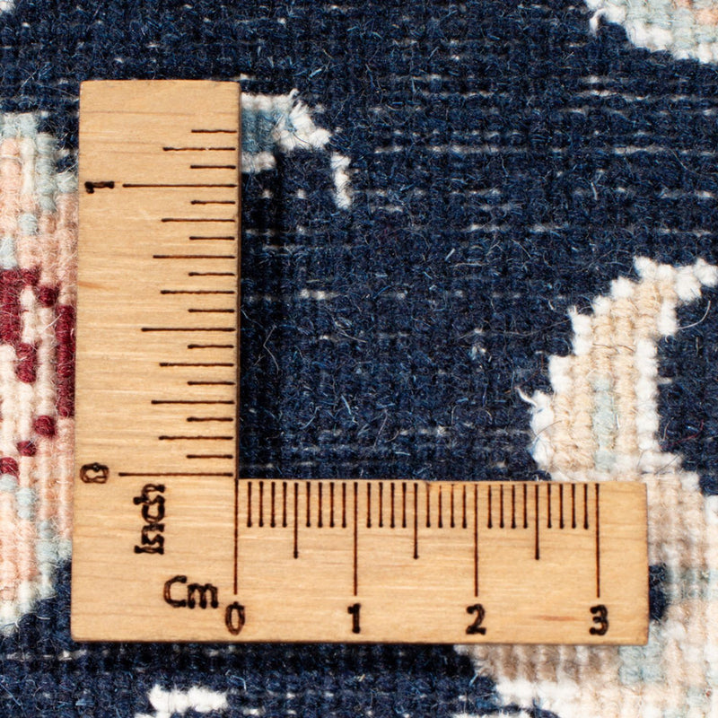 Loper Perzisch tapijt - Nain - Koninklijk - 204 x 81 cm - donkerblauw