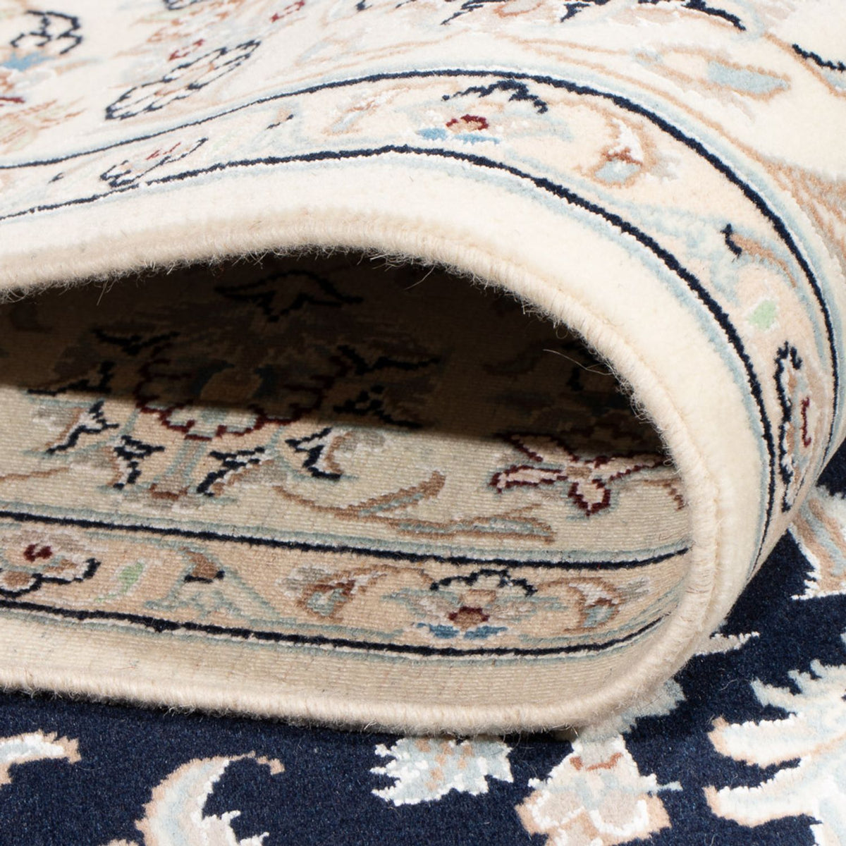 Perzisch tapijt - Nain - Premium - 200 x 149 cm - donkerblauw