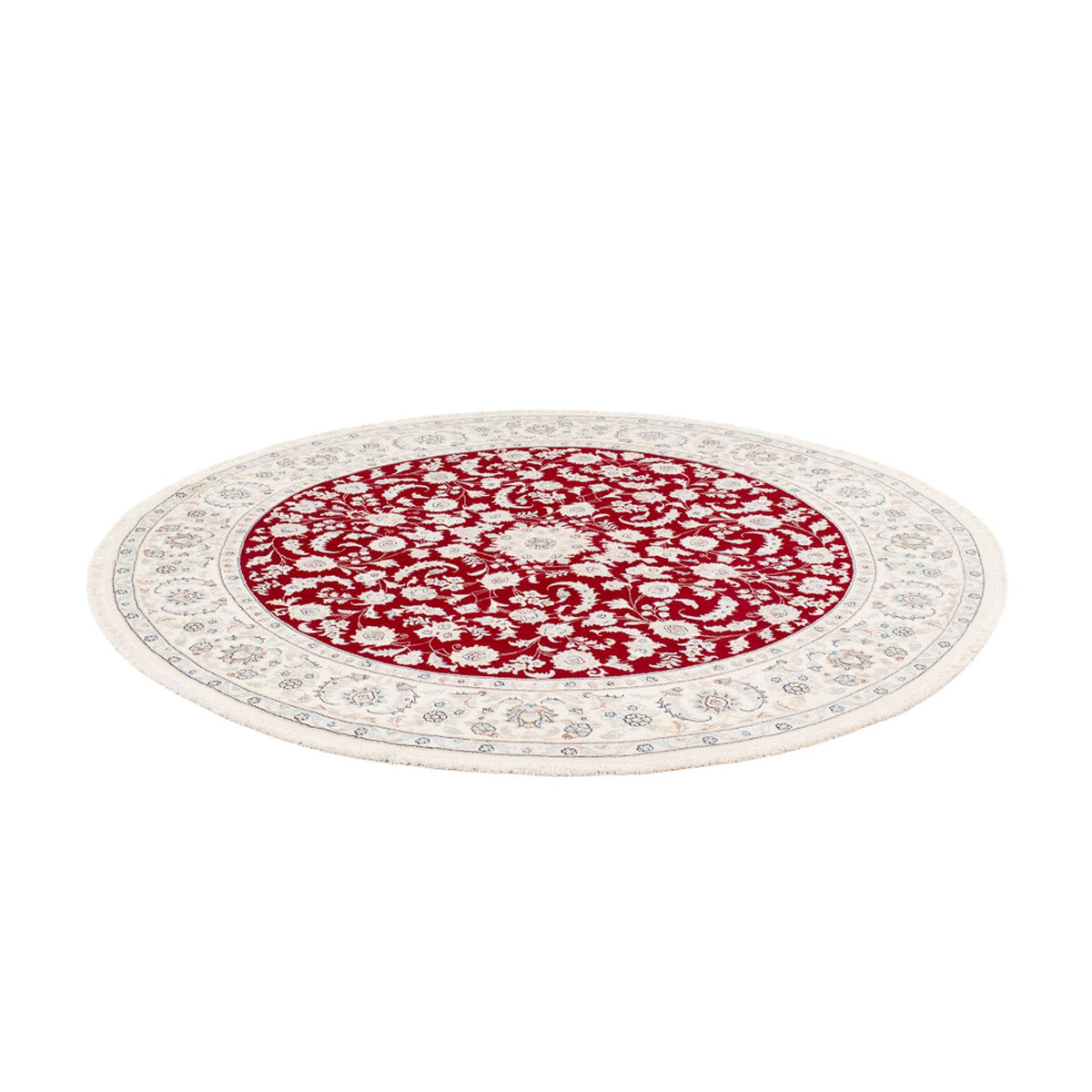 Perzisch tapijt - Nain rond  - 200 x 200 cm - rood