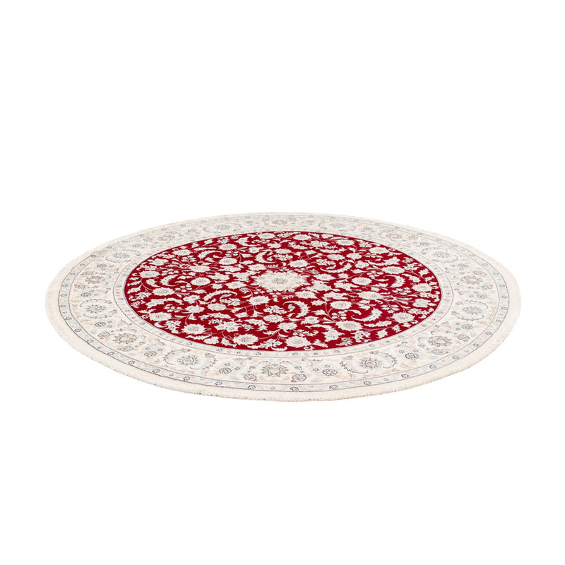 Perzisch tapijt - Nain rond  - 200 x 200 cm - rood
