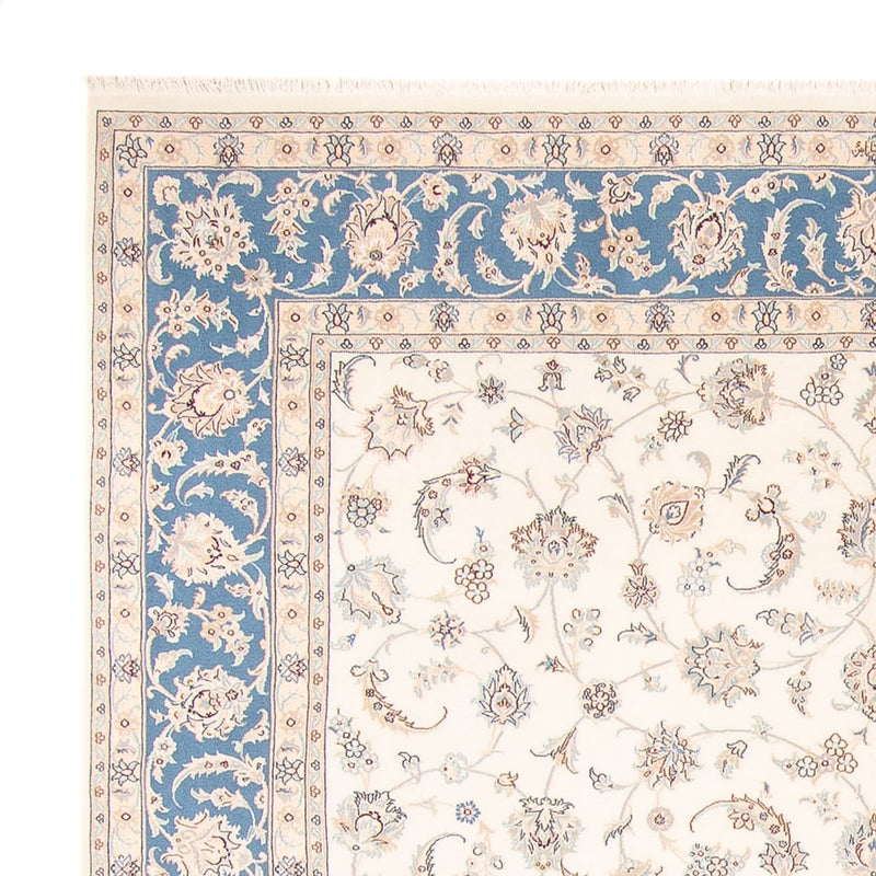 Perzisch tapijt - Nain - 259 x 228 cm - crème