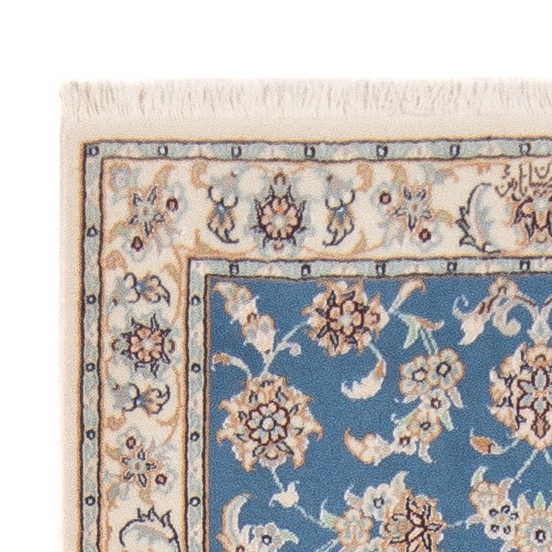 Loper Perzisch tapijt - Nain - Premium - 245 x 82 cm - blauw