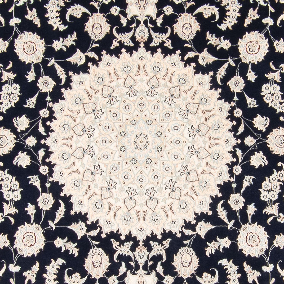 Perzisch tapijt - Nain - 268 x 245 cm - donkerblauw