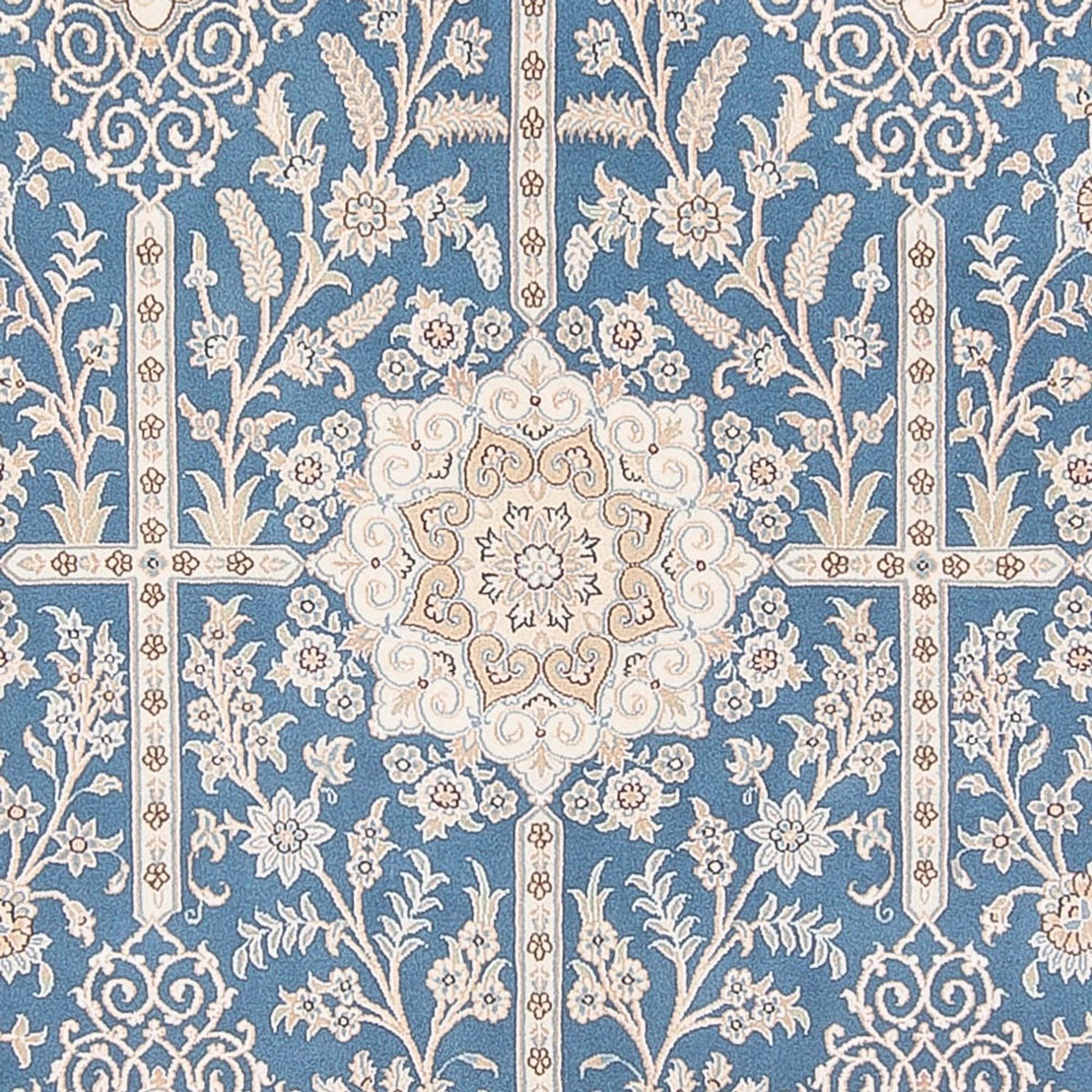 Perzisch tapijt - Nain - Premium - 304 x 198 cm - lichtblauw