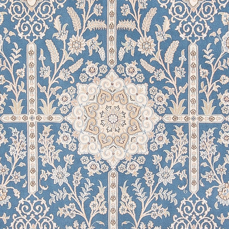 Perzisch tapijt - Nain - Premium - 304 x 198 cm - lichtblauw