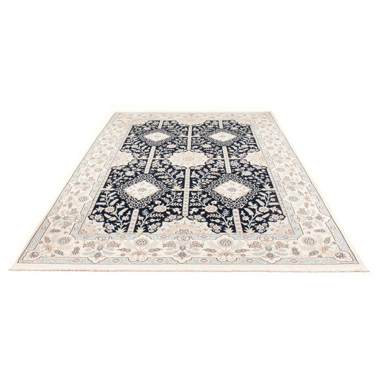 Perzisch tapijt - Nain - Premium - 302 x 199 cm - donkerblauw