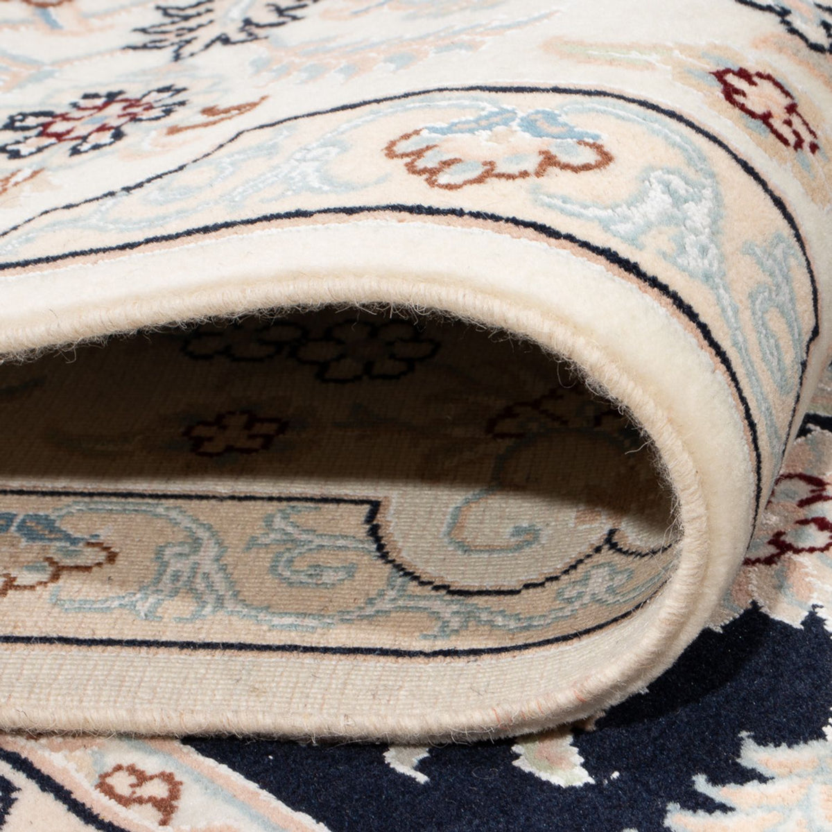 Perzisch tapijt - Nain - Premium - 304 x 199 cm - donkerblauw