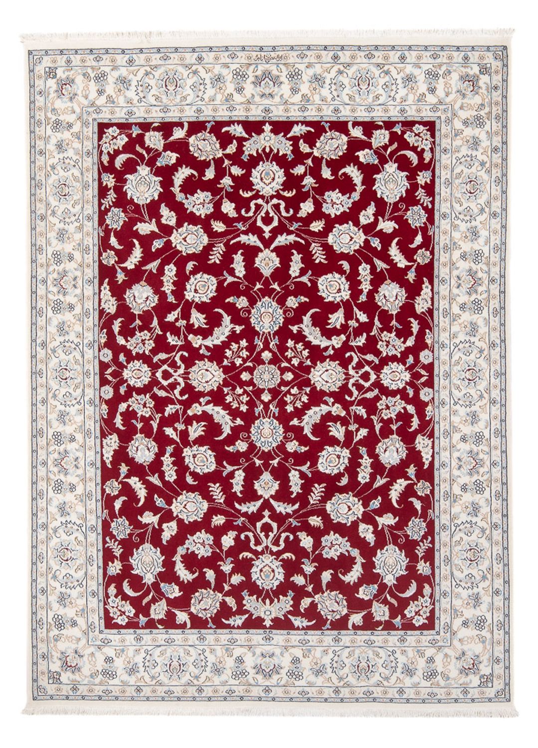 Perzisch tapijt - Nain - Premium - 197 x 150 cm - rood
