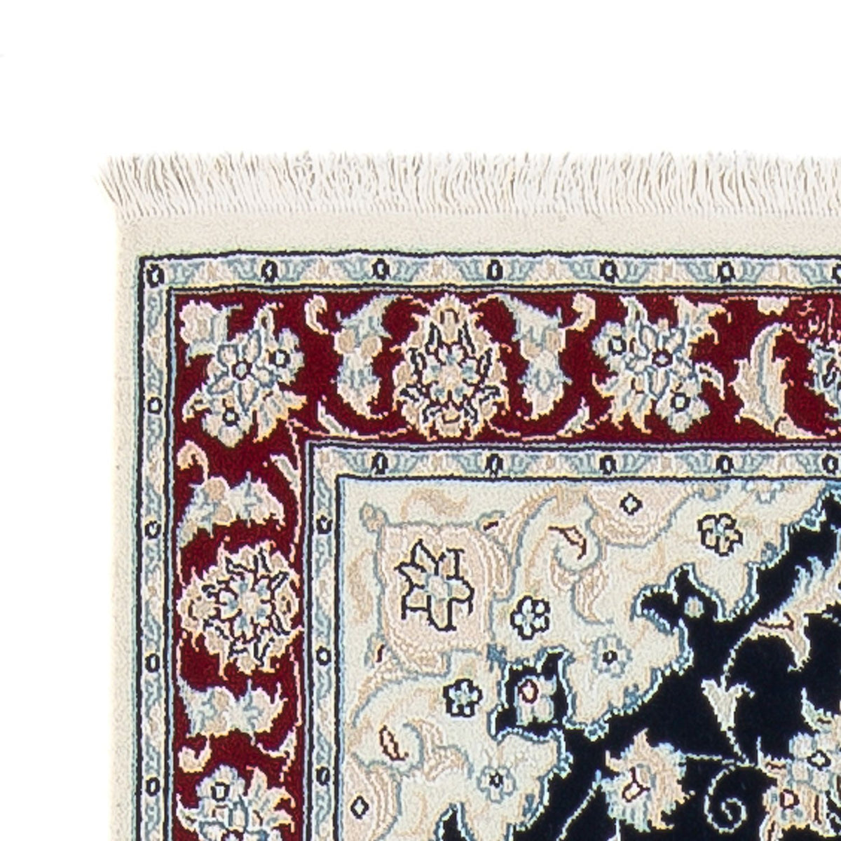 Loper Perzisch tapijt - Nain - Premium - 259 x 80 cm - donkerblauw