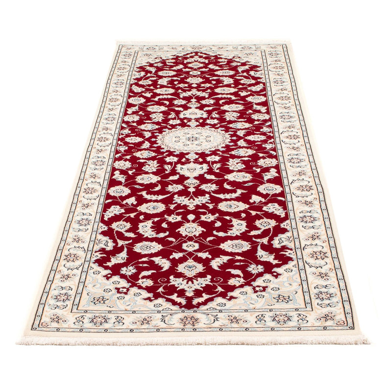 Loper Perzisch tapijt - Nain - Premium - 248 x 81 cm - rood