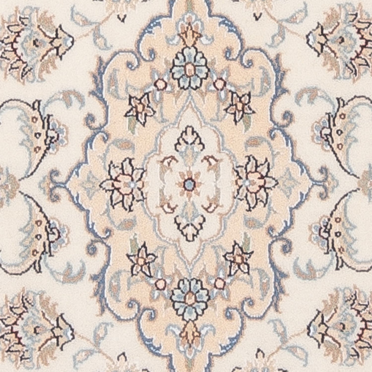 Loper Perzisch tapijt - Nain - Premium - 253 x 82 cm - crème