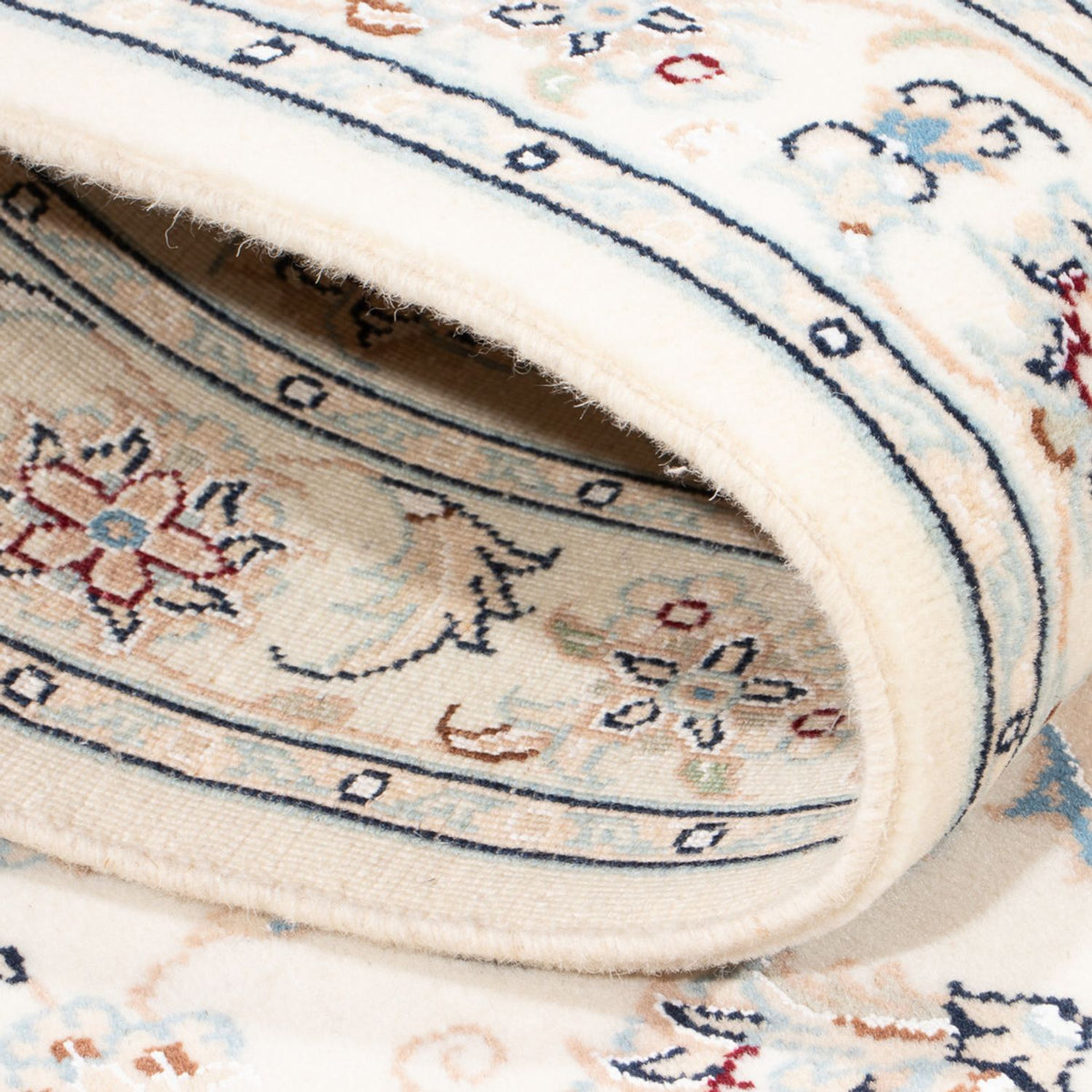 Loper Perzisch tapijt - Nain - Premium - 253 x 82 cm - crème