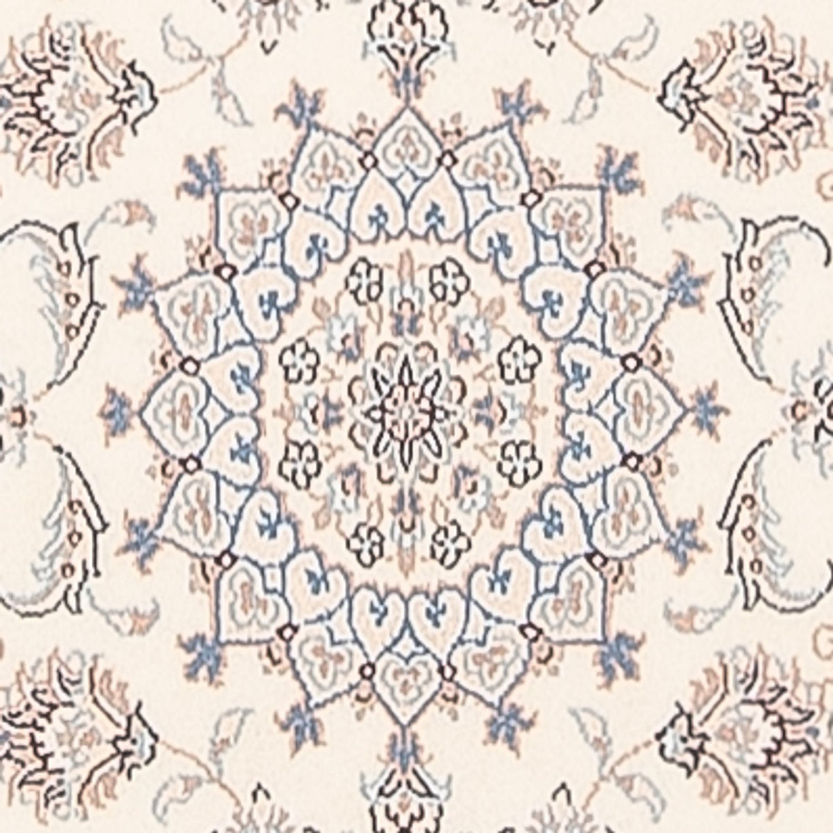 Loper Perzisch tapijt - Nain - Premium - 252 x 82 cm - crème