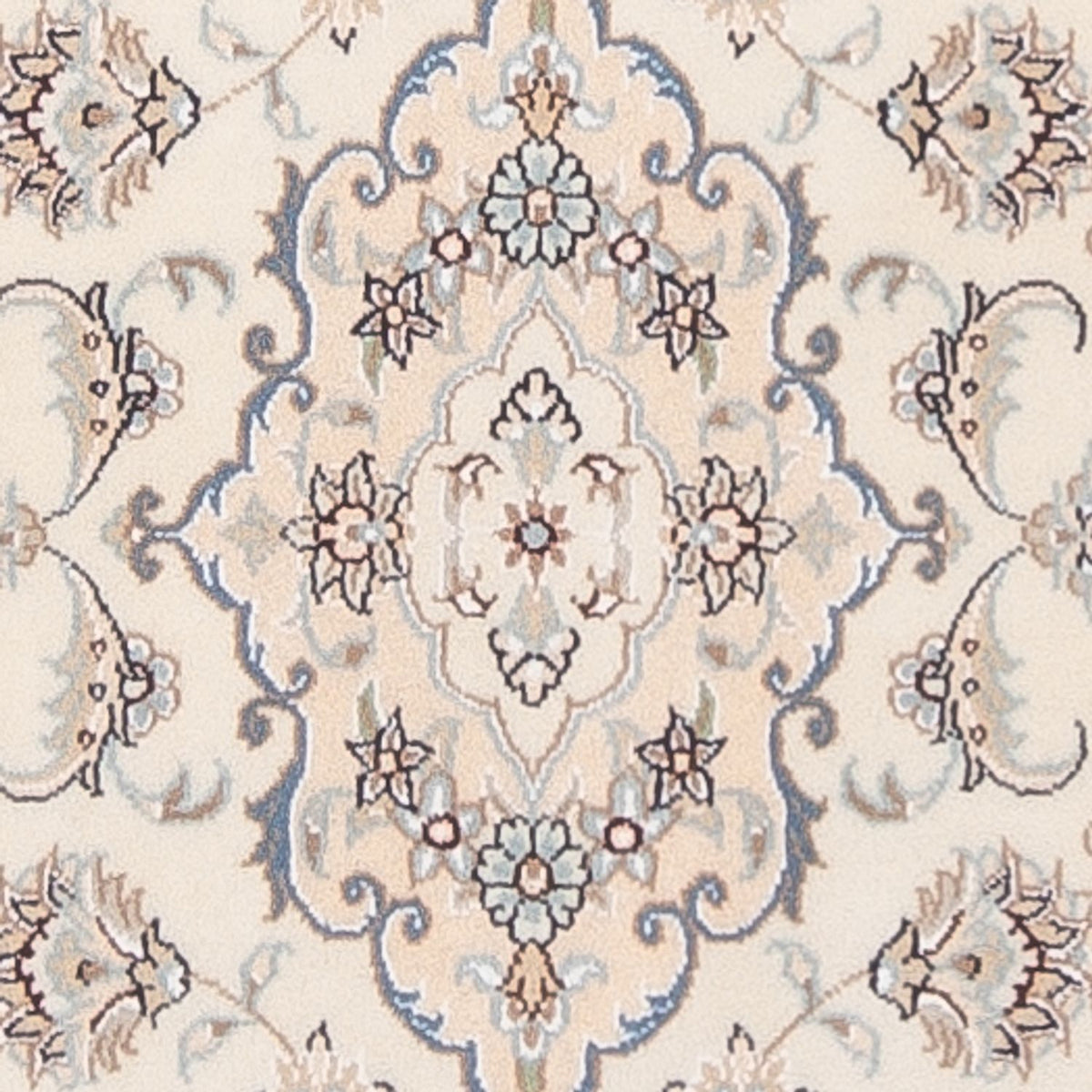 Loper Perzisch tapijt - Nain - Premium - 261 x 82 cm - crème