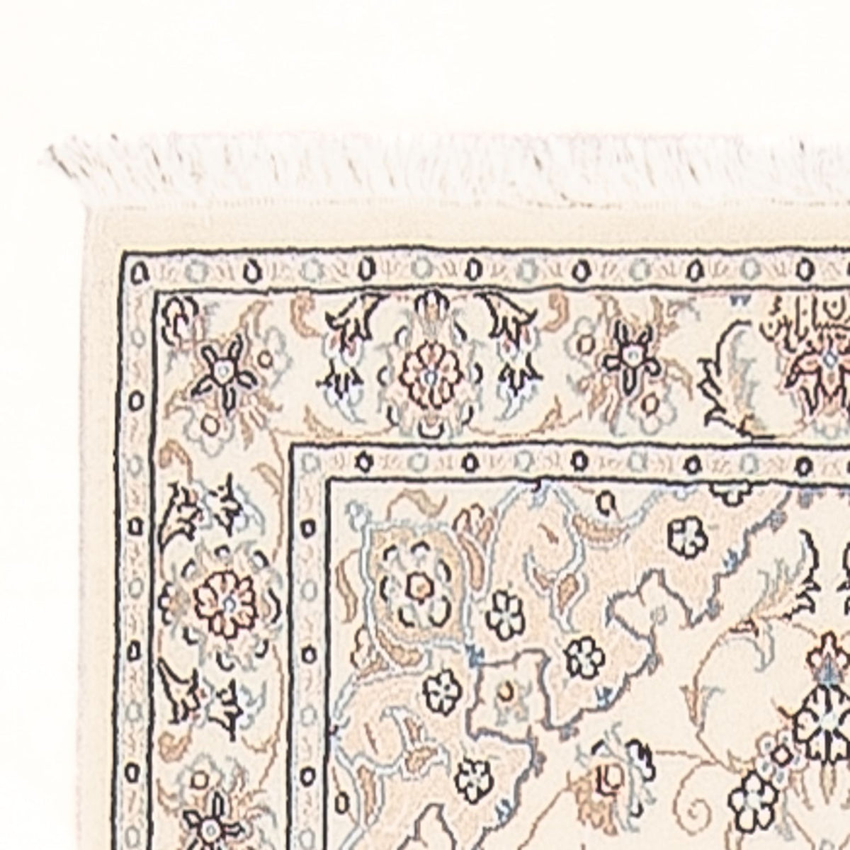 Loper Perzisch tapijt - Nain - Premium - 249 x 82 cm - crème