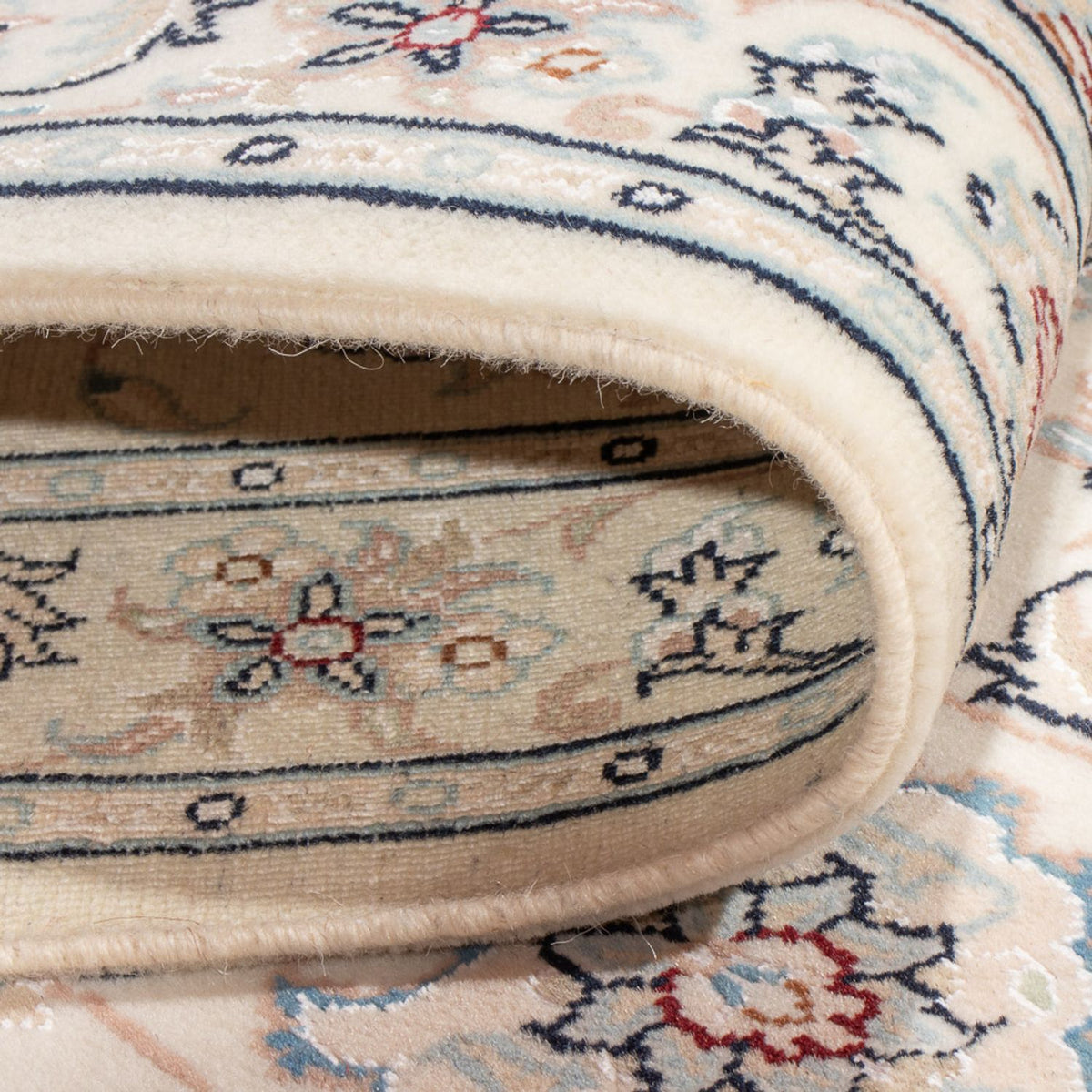 Loper Perzisch tapijt - Nain - Premium - 249 x 82 cm - crème