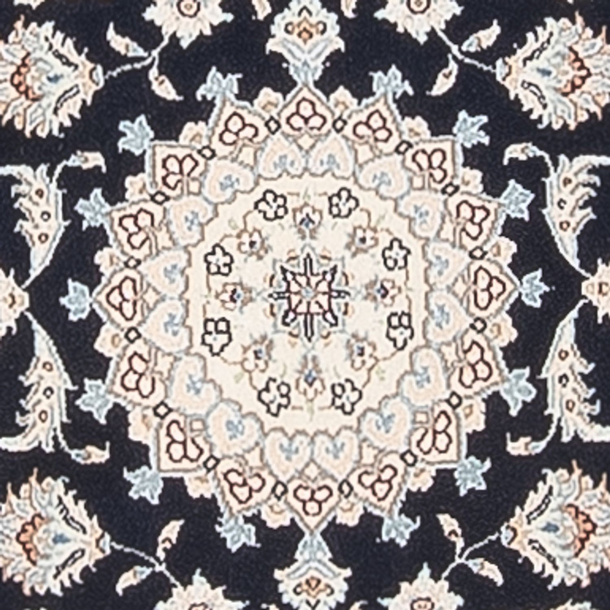 Loper Perzisch tapijt - Nain - Premium - 245 x 80 cm - donkerblauw