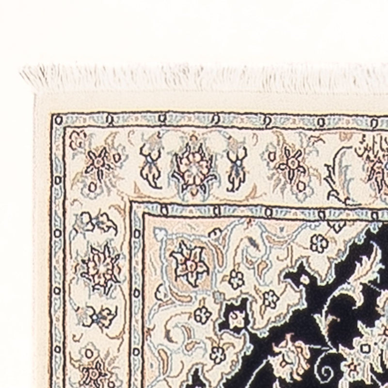 Loper Perzisch tapijt - Nain - Premium - 245 x 80 cm - donkerblauw