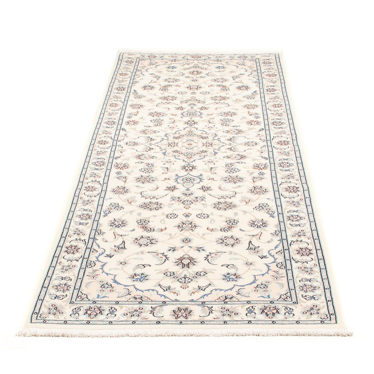 Loper Perzisch tapijt - Nain - Premium - 258 x 79 cm - crème