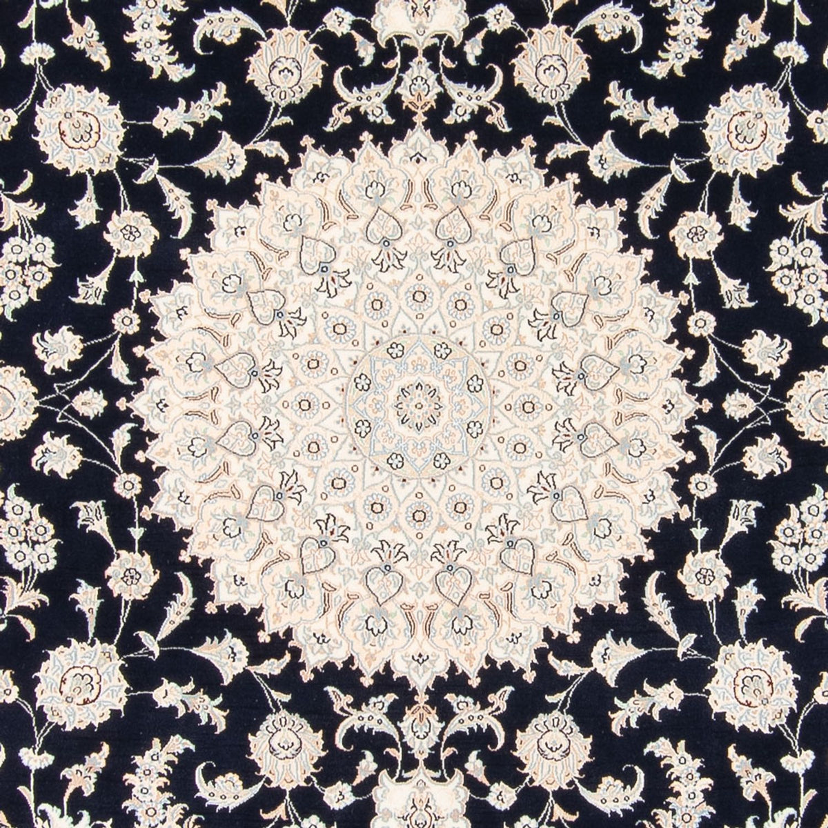 Perzisch tapijt - Nain vierkant  - 259 x 247 cm - donkerblauw