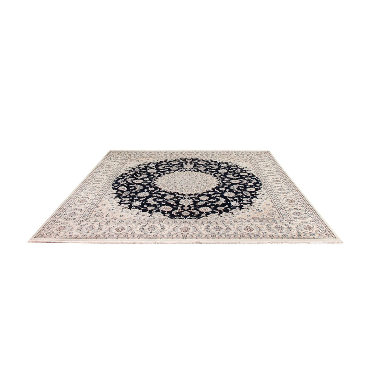 Perzisch tapijt - Nain vierkant  - 259 x 247 cm - donkerblauw