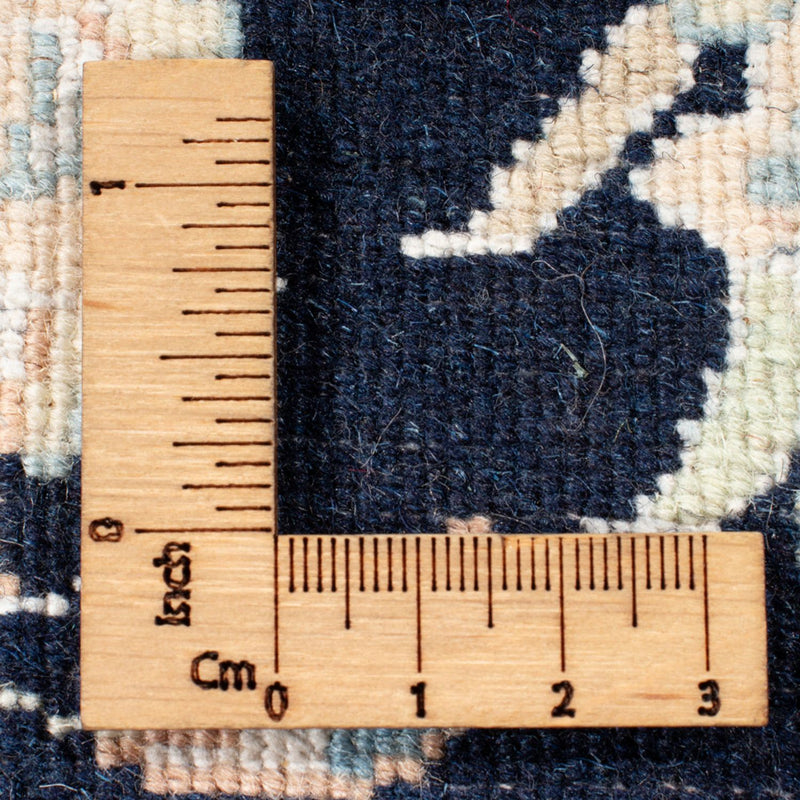 Loper Perzisch tapijt - Nain - Koninklijk - 207 x 80 cm - donkerblauw