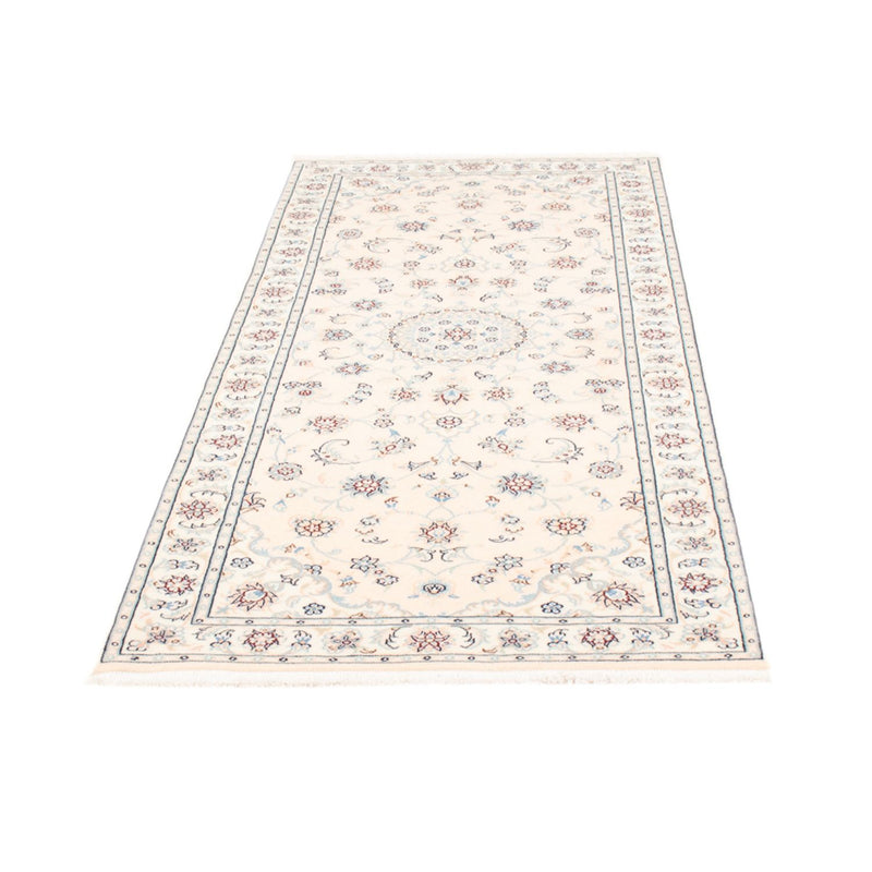 Loper Perzisch tapijt - Nain - Koninklijk - 197 x 82 cm - crème