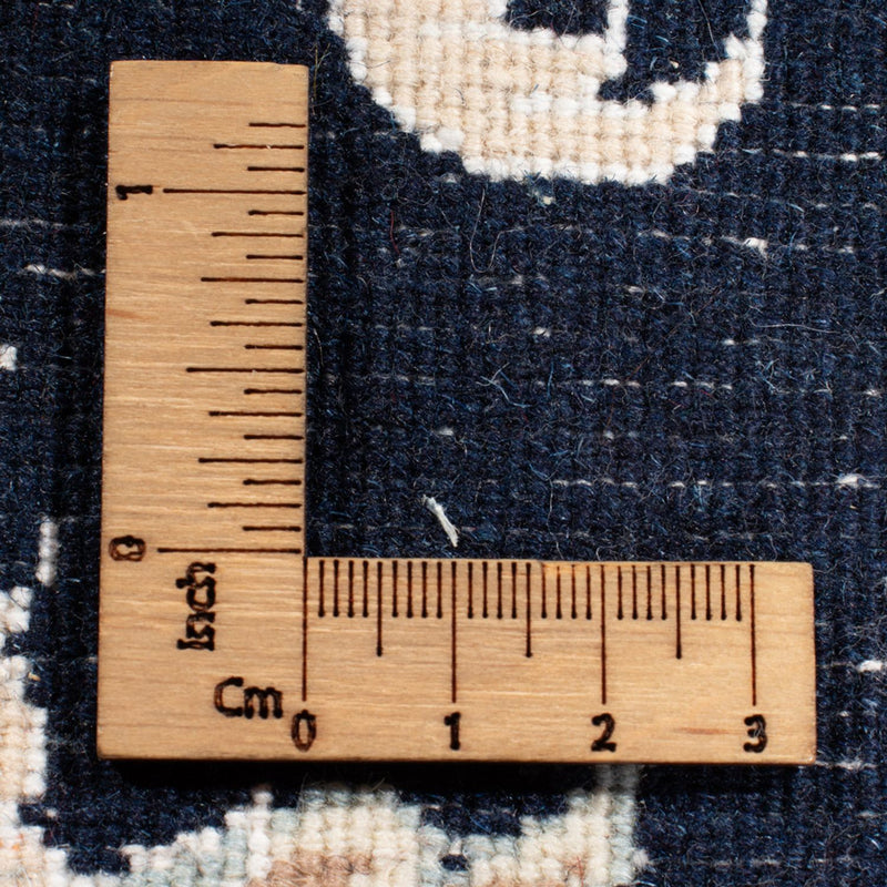 Loper Perzisch tapijt - Nain - Koninklijk - 203 x 79 cm - donkerblauw