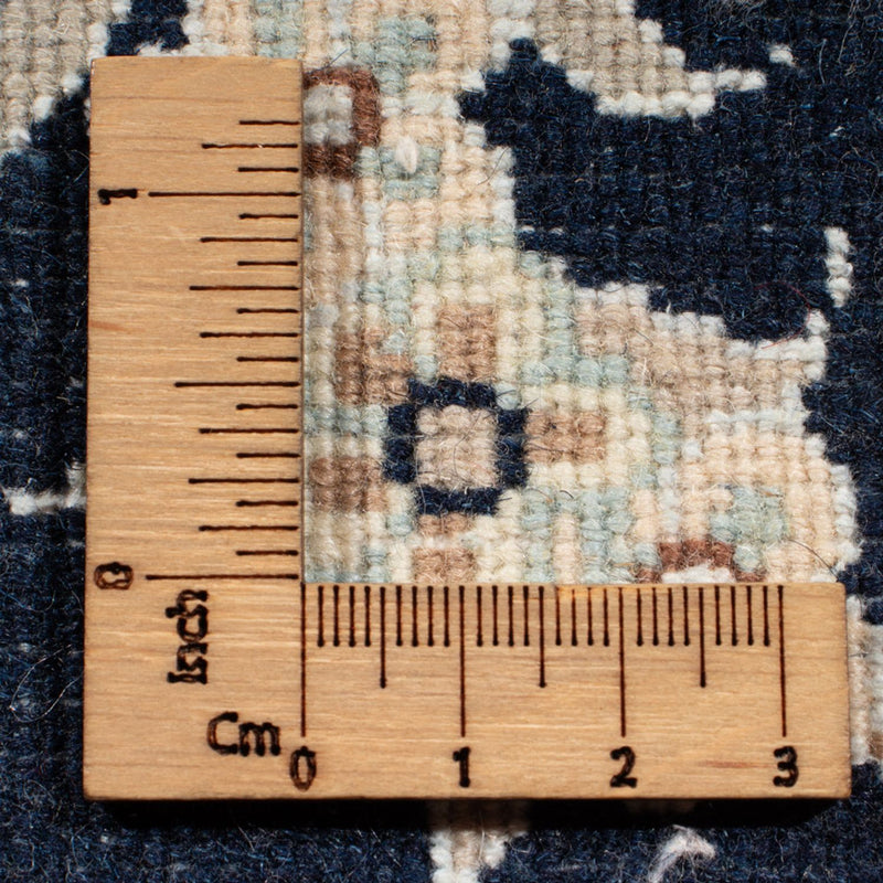 Loper Perzisch tapijt - Nain - Koninklijk - 205 x 78 cm - donkerblauw