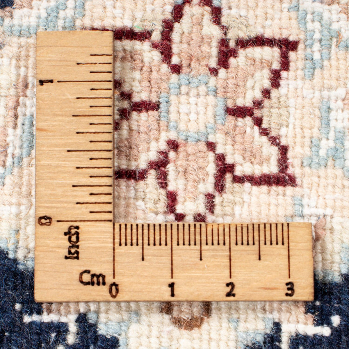 Loper Perzisch tapijt - Nain - Koninklijk - 205 x 80 cm - donkerblauw