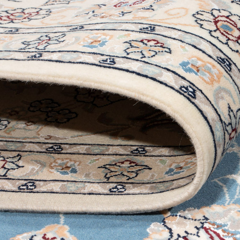 Perzisch tapijt - Nain - Premium - 294 x 197 cm - lichtblauw