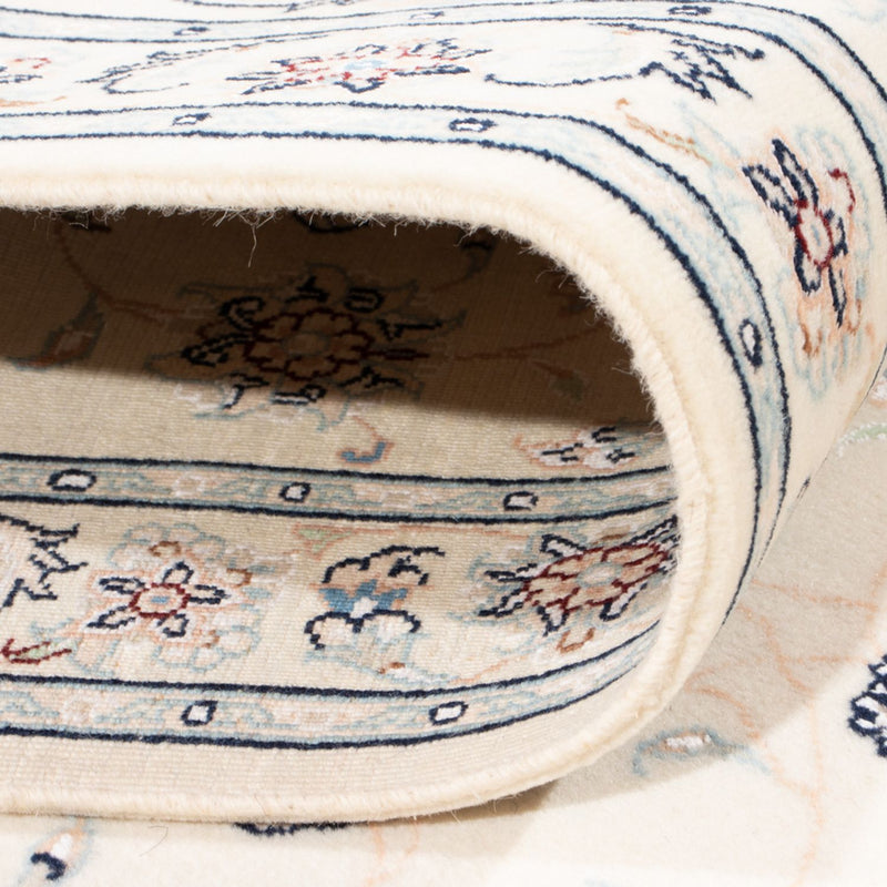 Loper Perzisch tapijt - Nain - Koninklijk - 197 x 78 cm - crème