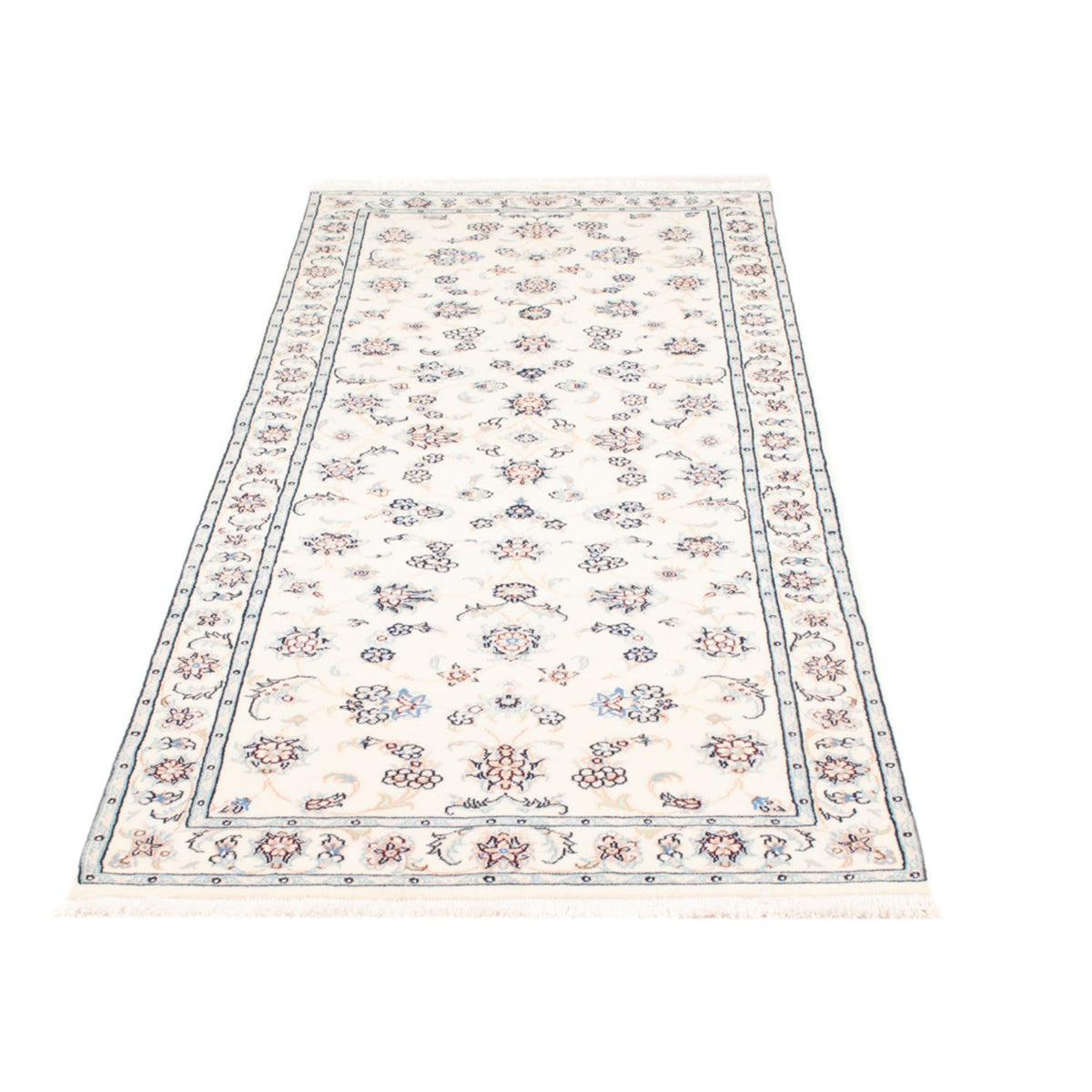 Loper Perzisch tapijt - Nain - Koninklijk - 197 x 78 cm - crème